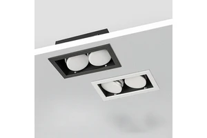 Recessed Grille Led Downlight GX53 Surface Mounted Led Bulb Replaceable Bean Gallbladder Lamp 45 Degree Rotation for Home Hotel