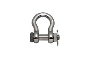 China Factory Shackles for Bracelet US Type Stainless Steel Security Bow Shackle G2130 for Heavy Industry