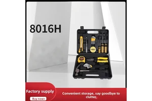 Professional 12PCS Carbon Steel Household Tool Set Multi-functional Home Repair Kit with Hard Storage Case for DIY OEM