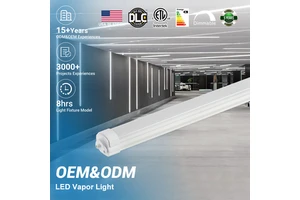 ETL DLC Listed IP65 Waterproof Vapor Lamp Garages Surface Mounted LED Linear Tri-proof Tight Light