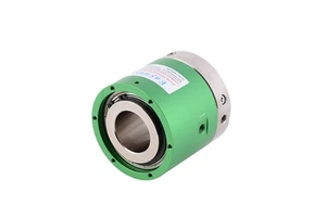 2-Passage Air Rotary Joint with Large 30mm Through-Bore, 360° Swivel, G1/8" Interface, 6-8mm Hose, 1MPa