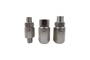 4fen Hydraulic Rotary Joint High-Pressure Swivels 360-Degree Rotary Pipe Winder Logging Machine Universal Tubing Joint