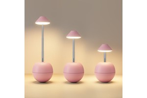 Modern Tumbler Weight Design RGB Night Lights USB Rechargeable Height Adjustable Touch Desk Lamp Bedroom Bedside LED Table Lamp