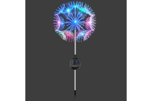 Rechargeable Led Dandelion Ball Light Solar Panel IP44 Waterproof LED Light Led Lamp Solar Garden Light