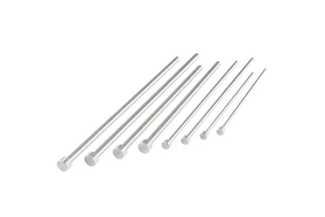 Direct Sale Yu Laotou Large Size 65Mn Straight Ejector Pin DIN Standard Metric Thimble HRC582 11-16mm ISO 9001 Certified