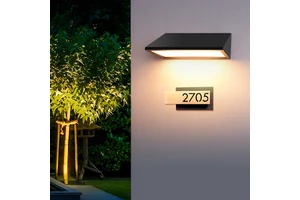 PW1203 IP65 Wall Mounted Lamp Triangle Lighting 100-240V Wall Led Light Fitting 8W Outdoor Wall Light