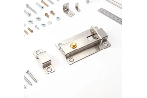 Padlockable Stainless Steel Flip Latch 90 Degree Gate Latch Heavy Duty Barn Door Lock For Outdoor Use