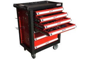 Premium Durable Steel Cabinets Garage Storage Workshop Garage ToolBox Trolley Drawers Boxes Tool Cabinet
