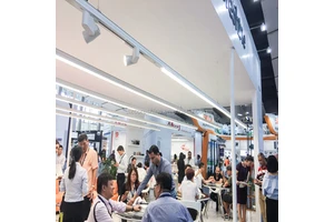 5 ft 160lm/w high lumen 1-10V or DALI dimmer led pendant light anti-glare led linear light