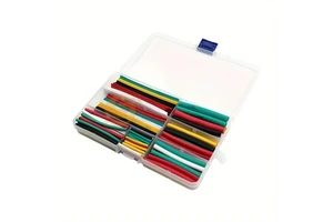 140pcs Heat Shrink Tubing Kit 2:1 Ratio 7 Size 1/8" 3/16" 1/4" 5/16" for Electrical Wire Cable Sleeving