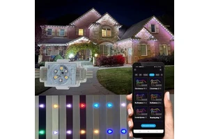 HRSYT Landscaping Lighting DC48V UL/CUL/CE Certified Point Lights Outdoor Waterproof IP68 Christmas Permanent Lighting Track
