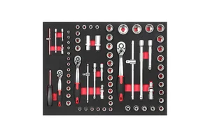 72PCS Home DIY Hand Tools Sockets Wrench Professional Mechanic Tool Kit Set Box for Automotive Require Workshop