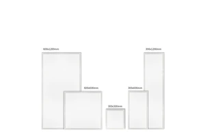 Hot Product 3 Years Warranty Modern Slim White Square 120x30 600x600 600x1200 Backlit Frame Led Lamp Panel Light