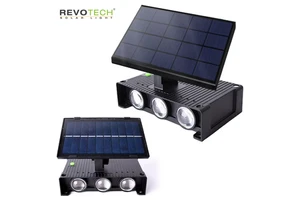 Wholesale RGB LED Solar Wall Lamp IP65 Waterproof up and Down Light for Home Garden Outdoor Wash Lighting