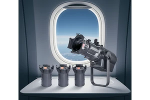 350W Oval Spotlight, Theater Stage Light, Warm White Light or RGBW LED Contour Light, LEKO Light