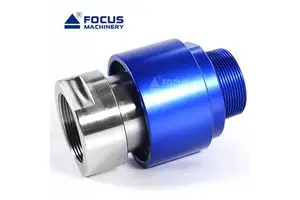 FxM 3/8"~3"Inch Threaded Connection Hydraulic Oil Water Rotating Union Straight Through Low Torque Swivel Rotary Unions