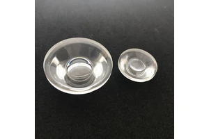 Free Sample Led Glass Reflector Cup 15 Degree Narrow Led Lens