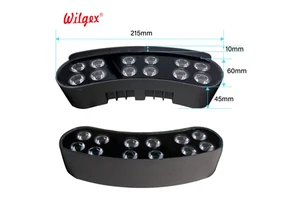 DC24V Safe Low Voltage 5x12W Tree Hugger LED Landscape Light Park Campground IP65 Tempered Glass Full Color Customizable 5-Year