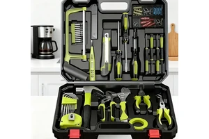 American In-stock Household Toolbox, Maintenance Electrician Tool Kit, Multi-functional Hardware Portable Tool Set