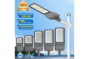 China Factory Wholesale Ip66 Aluminum Parking Lot Road Light 50w 100w 150w 200w 300w Engineering Project Led Street Light