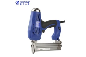 XINYI Efficient Industrial&DIY F30/425K/9025 18GA 2in1 Electric Nail Gun Wood Staple Gun Brad Nailer 220-240V 2350W Finish