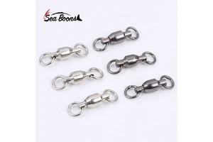 Strengthen Copper and Stainless Steel Swivel Fishing Connecters Fish Accessories Tackle Fishing Swivel