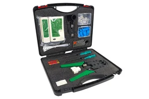 Ethernet Cable 8P 6P Lan Tester Cutter Pass Through Hand Tool Kit Set RJ45 Crimping Tool Repair Network Tool Kit