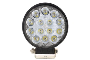Motorcycle Spotlight 42W 6000K 4200LM Circular Waterproof LED Work Light for Off-Road Suv / Boat / 4X4 Jeep / Truck