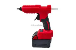21V Electric Cordless Copper Nozzle Hot Glue Gun 100W High Power Industrial Grade Rechargeable for DIY Repair