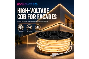 Dimmable Waterproof IP67 Flexible Cob Led Strip AC 110V Strip Light No Driver Cuttable Home Exterior Decorative Cob Led Strip