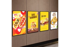 Ultra Thin LED Light Box Menu Board Advertising Light Box Display Signage For Restaurant Retail Store OEM Manufacturer