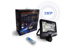 Solar Flood Light 600w with Camera and Protective Cover High Lumen Outdoor LED Lighting Projector Solar Camera Floodlight