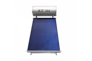 Aton Off-Grid Solar Thermal System 160 Litres 2.37 M2 With Polycrystalline Solar Panel 10 KW Load Power