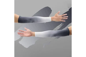 UV Protection Cooling Arm Sleeves UPF 50 Plus Sun Sleeves Ice Silk Gradient Cycling Fishing Running Outdoor Sports Men Women Set