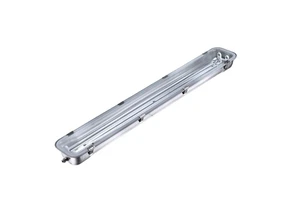IP65 Stainless Steel Hermetic Lamp Waterproof Lamp Fluorescent Light Fixtures 2*36W Tri-proof Light