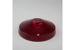 High-quality Lightweight Eco-Friendly Lampshade with Dark Red Minimalist Design FUSED GLASS 1-Year Warranty Crafted Precision