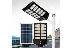 Solar Public Lighting with Remote Control IP65 ABS LED Battery Powered Waterproof 1000W Garden Street Light