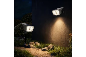 High Quality Low-Price Solar Motion Sensor European Style Underground 1200mAh 108 LEDs 100LM Outdoor IP44 Waterproof Garden Lamp