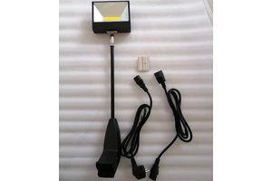 30W Aluminum LED Exhibition Booth Lights CCT Switchable 3000K-6000K CE Listed IP44 CRI80 Connectable Trade Show Booths Events