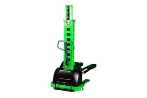 Lifting 1000kgs Self Loading Portable Forklift Electric Stacker With 1300mm Lifting Height