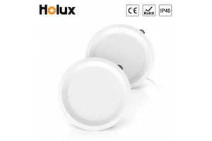 5W-36W 3CCT 100-125lm/W Recessed LED Downlight IP40 Aluminum CE RoHS IES LDT Dimmable for Hotel