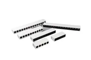 Anti-Glare Aluminum Linear LED Grille Downlight Surface Mounted Ceiling Spotlight High Brightness Dimmable Modern Indoor