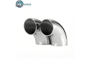 SS304 SS316L Sanitary 90 Degree Butt Weld Elbow Stainless Steel Pipe Fitting