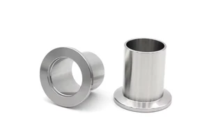 KF16-40 NW Vacuum Stainless Steel Long Flange Half Nipples Flange Weld Stub Ferrule Vacuum Fitting With Customized Length