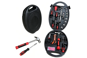 Wholesale Basic Household Hand Tool Set Multi-Purpose Hardware Repair Kit with Plastic Case Ideal Workshop Daily DIY Projects