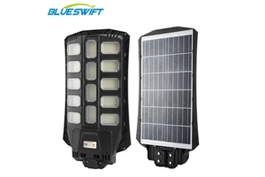 Solar Street Light Outdoor Waterproof All in One Street Lights Support Body and Optical Induction Function
