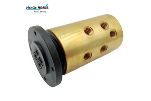 H1379-160 Multi-Channel Hydraulic Rotary Union 4-Passages Multiport Rotating Unions Air Swivels BSP Inlet 3/8 Polished Finish