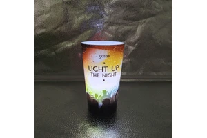 12oz 340ml Water Activated Flashing Drinkware Drinking Cup with Led Lights
