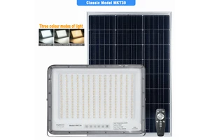 MKT30 High-Efficiency Solar Flood Light 200W IP65 Outdoor Road Park Garden Path Community Highway Public Long-Life LED Lighting