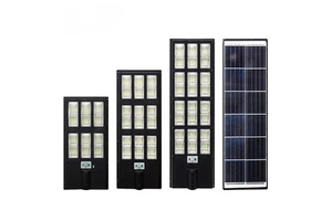 Outdoor High Brightness Motion Sensor Waterproof ABS LED Integrated Solar Street Light